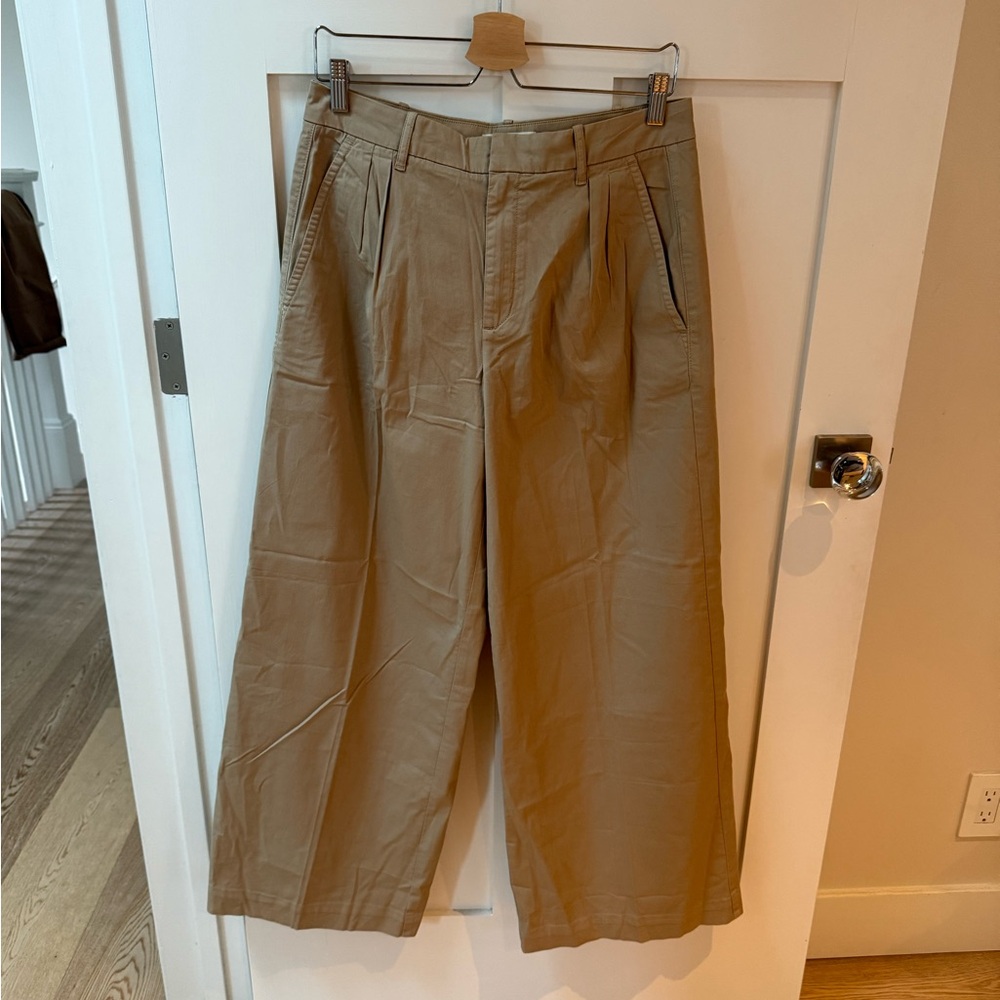 Everlane NWOT easy wide cotton pants trench 6R